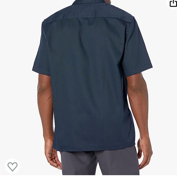 Amazon Essentials Men's Short-Sleeve Stain Wrinkle Resistant Work Shirt 2X blue - Picture 10 of 10